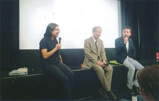 映画が終わって、増田さん、瀧沢さんとトーク