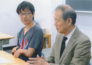 熱く語り合いました