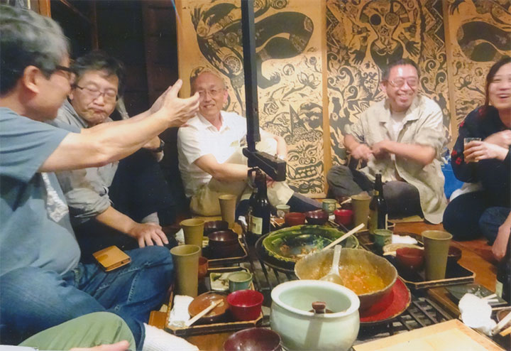 篠田さん。山本直樹さんもいます