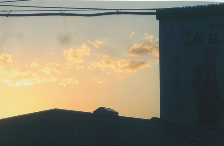 夕焼けも美しい