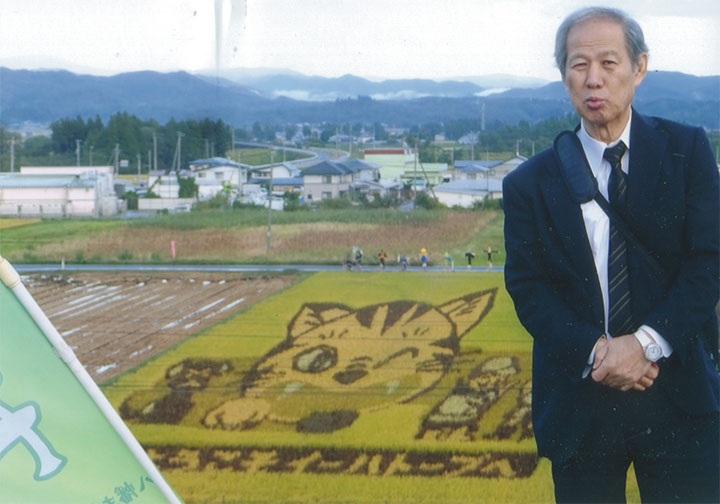 「田んぼアート」を見ました