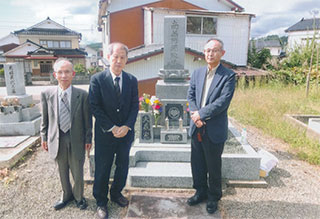 大森先生のお墓参り。10/8（日）