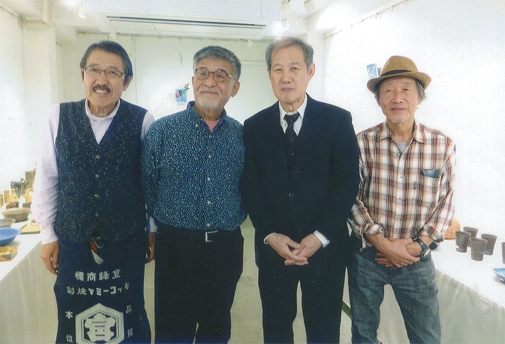 天野、三橋「陶芸二人展」です