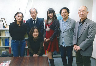 対談が終わって。自由国民社で