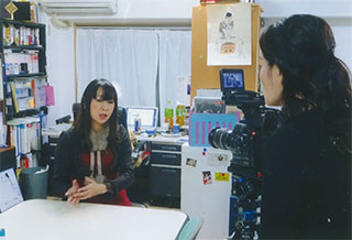 映画の撮影です