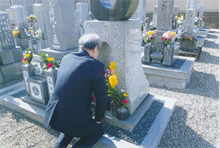 森田必勝氏のお墓参り。11/11（土）