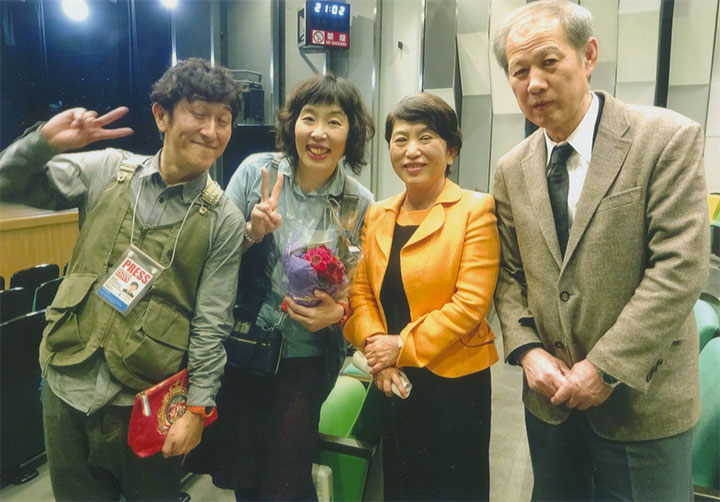 福島さんも見にきてました