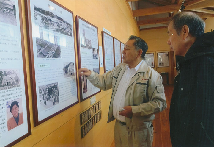 石田さんが案内・説明してくれました