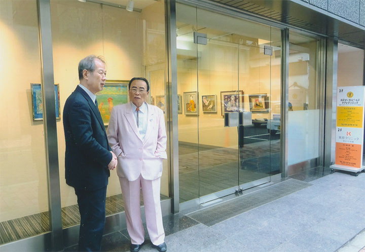 新美術協会秋季展で。井脇ノブ子さんと。12/1(金)