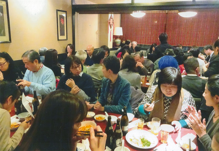 懇親会も満員でした