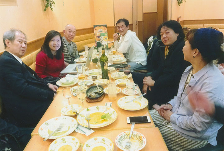 「サイゼリヤ」で忘年会