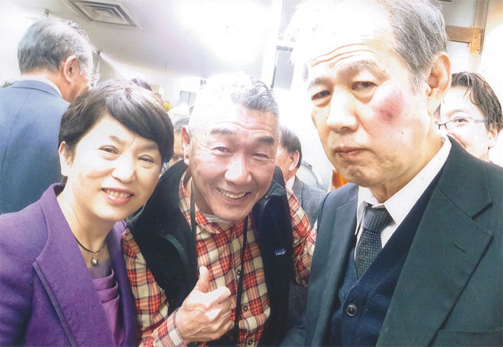 福島みずほさん。松元ヒロさんと