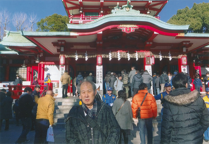 富岡八幡宮で。1/2（火）
