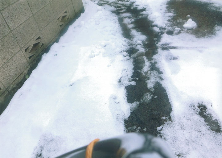 みやま荘は雪でした