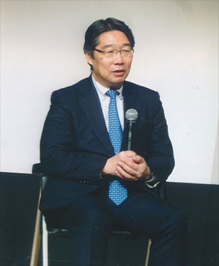 講演する前川喜平さん。3/20（火）