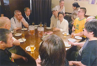 終わって、懇親会