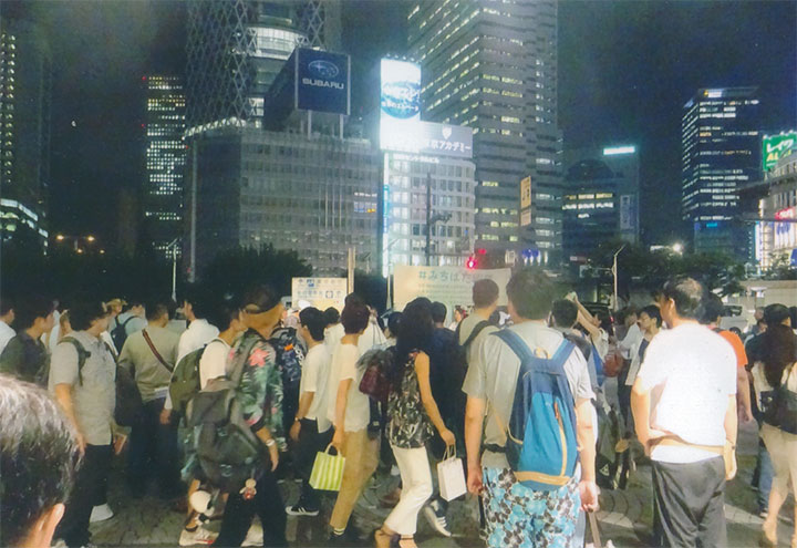 多くの人が集まりました