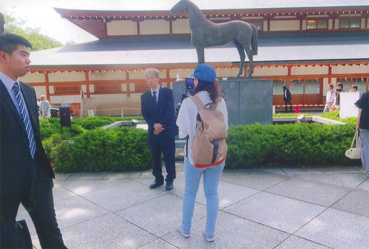 取材を受けました