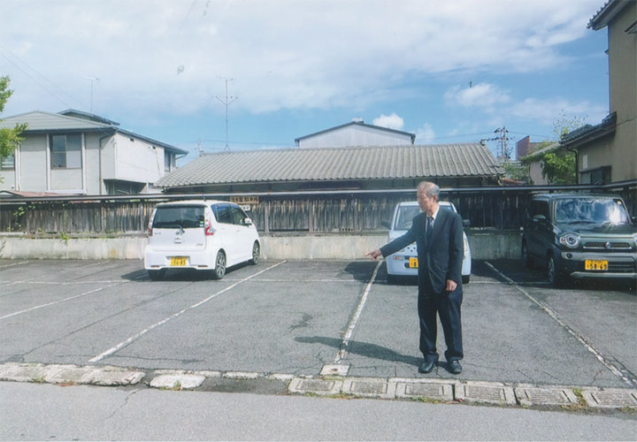 昔、ここに田宮さんの家がありました