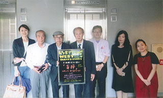 田中さん、飛松さんたちと。大阪ロフトで