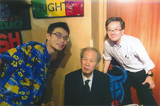 高間響さん、寅君と