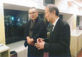 かなり話し込みました