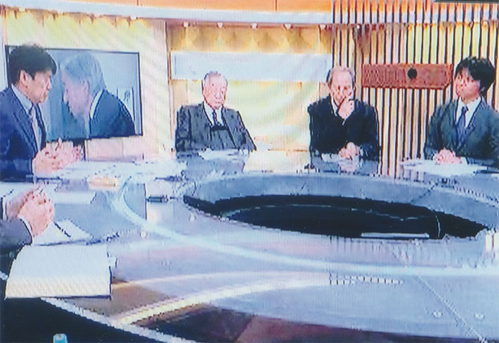 ＴＢＳテレビに出た時