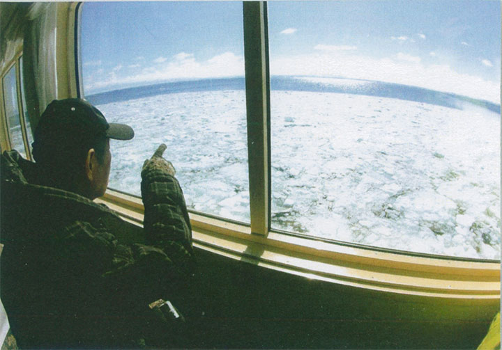 展望台から北方領土が見える