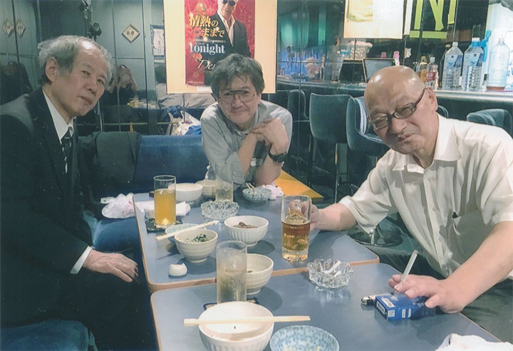 スナックバロンで植垣さんと