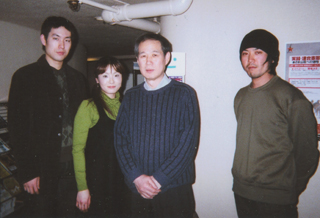 森恒夫、永田洋子、鈴木邦男、坂東国男に扮した役者たちと