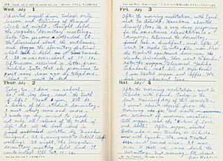 大学１年生の時つけていた「英文日記」