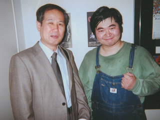 哀原友則さんと。『ズッコケ蟹工船』