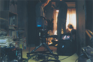 みやま荘で撮影中です