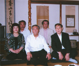 鳥海さんを囲んで。小野川温泉で（8/30）