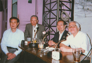 砂川事件元被告、弁護士の方々と