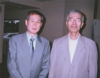 大杉豊さん（大杉栄の甥）と（9/12）