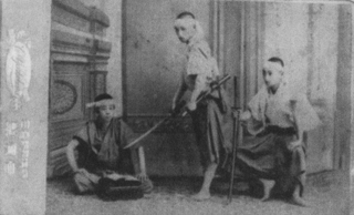 少年時代の大杉栄（右）