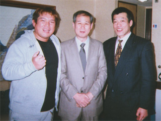 小路晃さん（左）、宮戸優光さん（右）と（11/4）