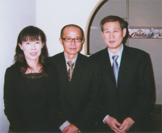 下中忠輝氏のご両親と（11/8）