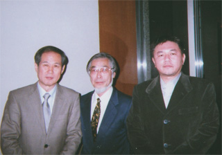 永倉新八の曾孫さん（右）と（11/28）