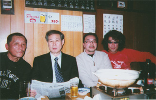 劇団再生の忘年会で（12/26）