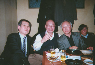 三井環さんを囲んで。二次会