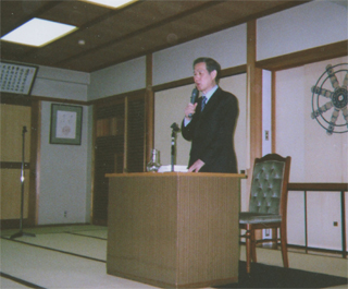 谷中政経塾で講演（4/19）