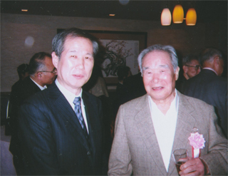 村上正邦さんと。