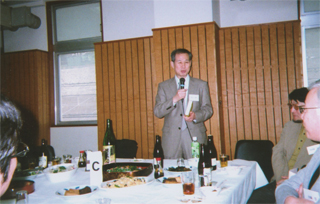 私も挨拶しました