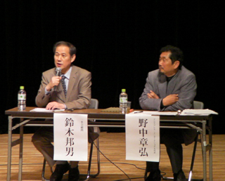 野中さんと私です