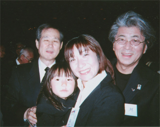 鳥越俊太郎さん、増山麗奈さんと