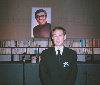 井上ひさしさんを送る会で（7/10）