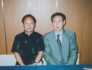 中国の房宁先生と（7/12）