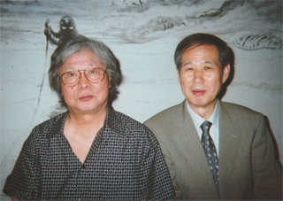 梁石日さんと（8/6）